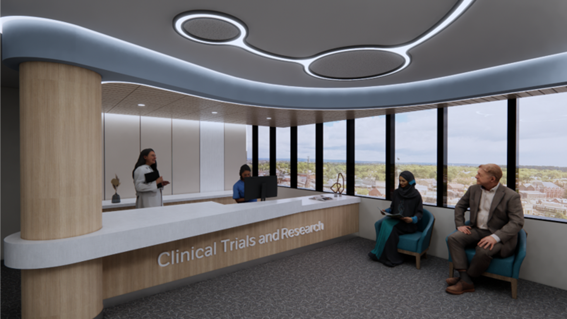 Clinical Research Centre Reception Render