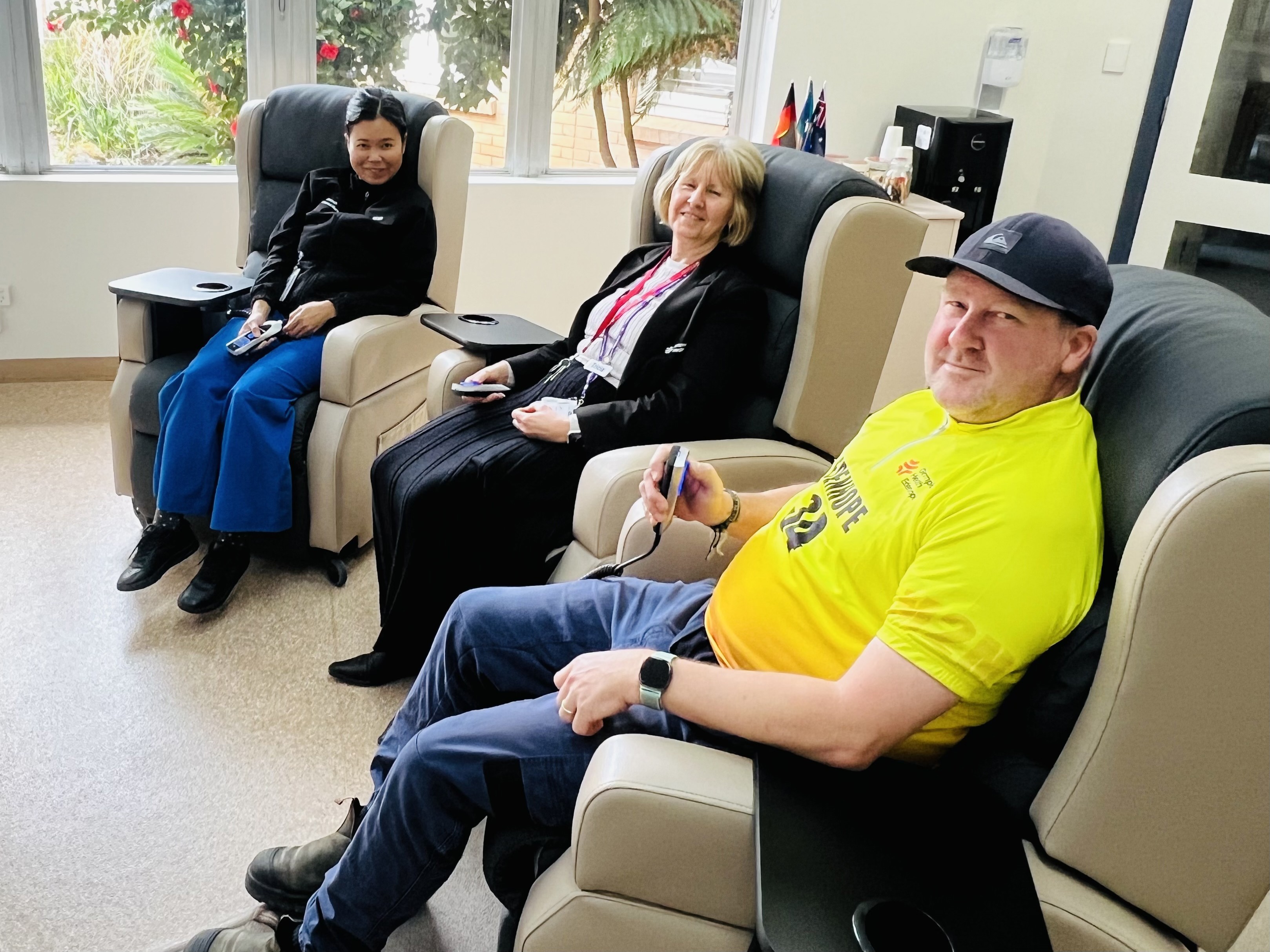 Murray To Moyne Team Funds Luxury Recliners For Edenhope Hospital